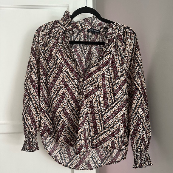 Veronica Beard Calisto Bushop top - small - Picture 1 of 3